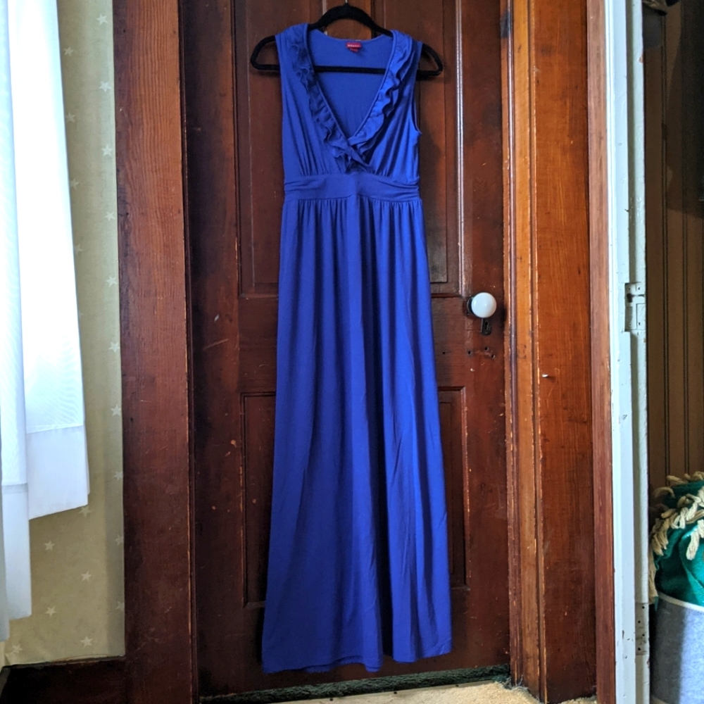 Royal blue maxi dress